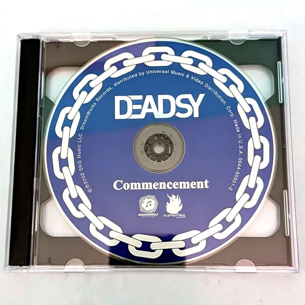 Deadsy Commencement CD 2002 Music Band Heavy Metal Rock Vintage No Original Case
